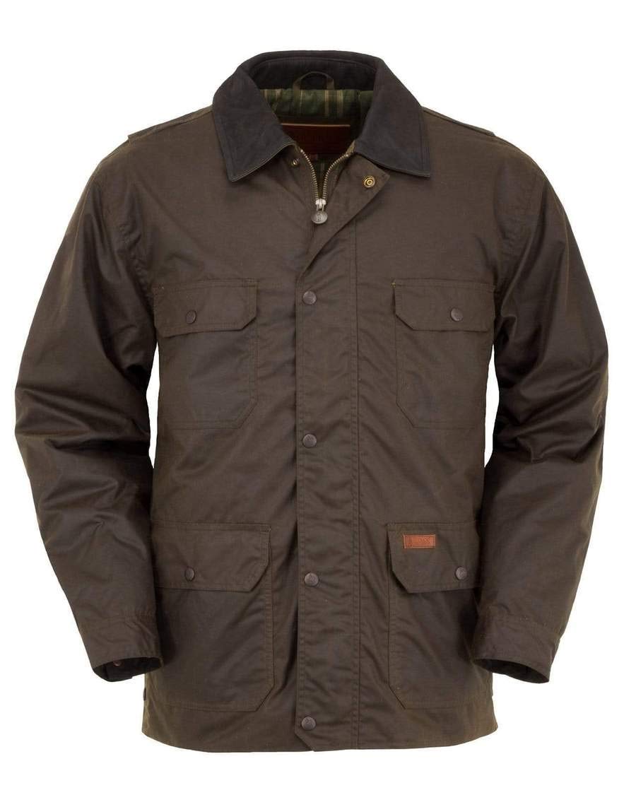 OUTBACK TRADING Men's 2146 Gidley Waterproof Breathable Fully Lined Cotton Oilsk