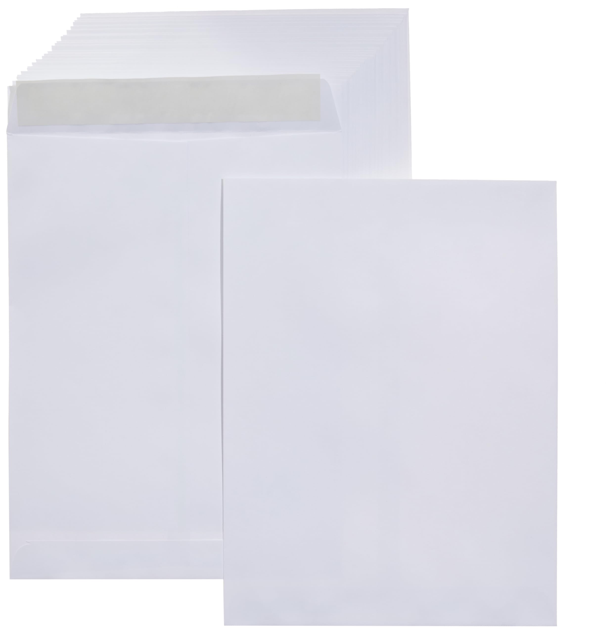 Amazon Basics Catalog Mailing Envelopes, Peel and Seal, 9x12 Inch, Strong Qualit