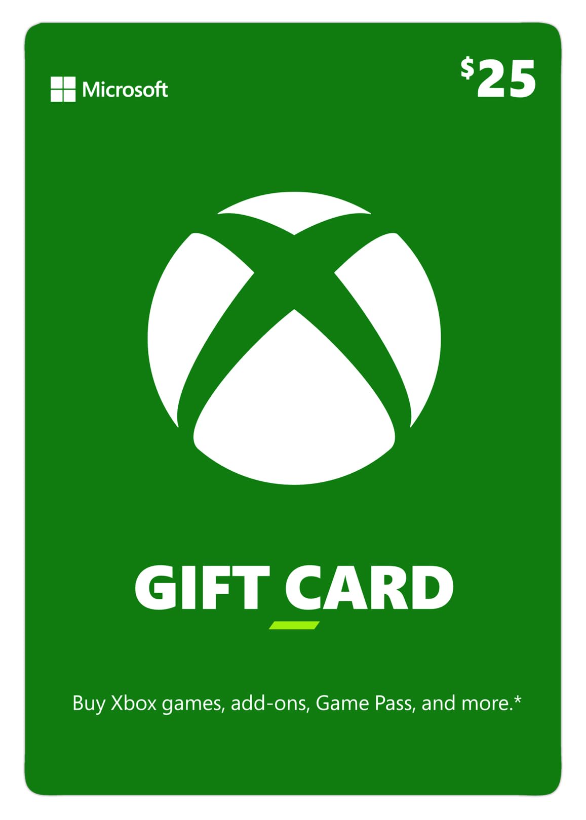 Xbox Physical Gift Card | $25