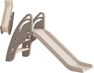 Toddler Slide Large Play Climber Slide PlaySet with Extra Long Slipping Slope Indoor Kids Slide Toddler Playground Toddler Slide Outdoor Toys for Toddlers (Brown)
