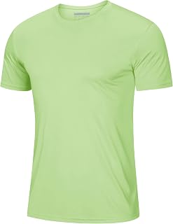 MAGCOMSEN Men's Short Sleeve UPF 50+ T-Shirt Quick Dry Workout Athletic Running Swim Tops Tee Rash Guard Performance Shirts