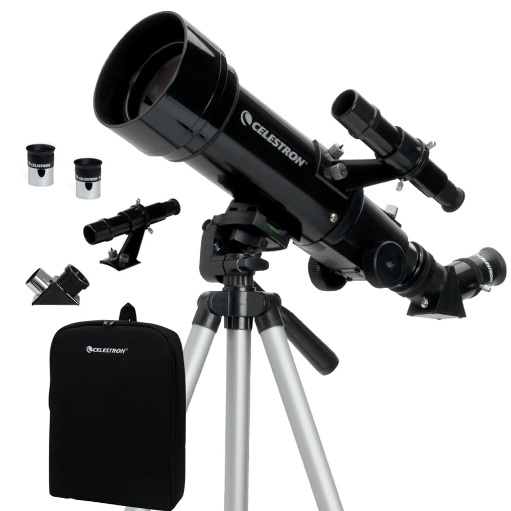 Celestron Travel Scope 70mm Beginner Portable Telescope with Backpack | 70mm Ref