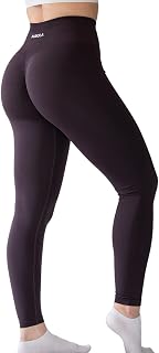 AUROLA Workout Leggings for Women Seamless Scrunch Tummy Control Gym Fitness Girls Sport Active Yoga Pants