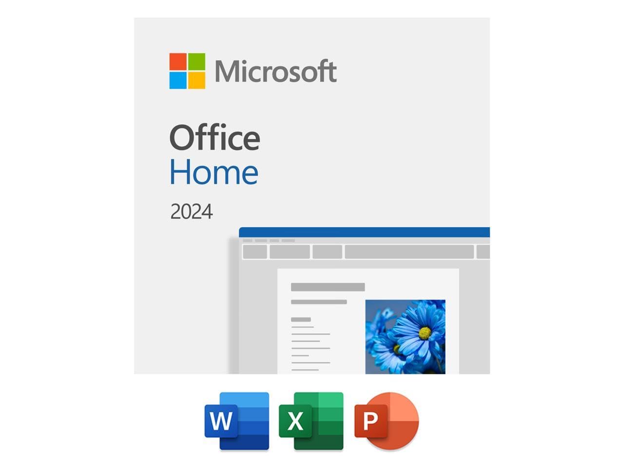 Microsoft Office Home 2024 | One time purchase, 1 Device | Windows 10/11, Mac - 
