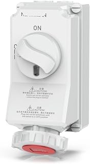 Reefer Container Waterproof Mechanical Interlock Switch with Socket 32A 4P IP67(5792 Mechanical Interlock)
