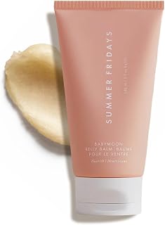 Summer Fridays Babymoon Belly Balm - Nourishing Balm + Body Moisturizer Enriched with Calendula Oil + Vitamin E to Help Reduce the Appearance of Stretch Marks and Dry Skin (5 Fl Oz)
