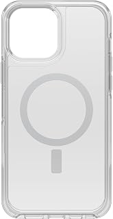 OtterBox per iPhone 13 Pro Max / iPhone 12 Pro Max, Custodia Sottile trasparente e resistente a cadute con MagSafe, Symmetry+ Series, Trasparente