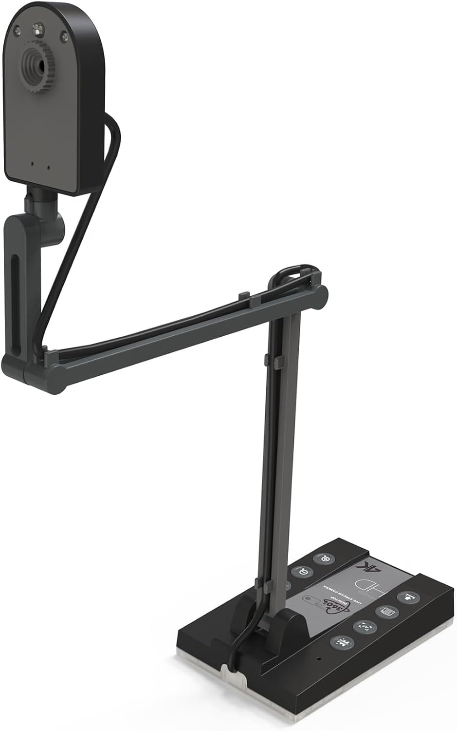 TreasLin Document Camera for Teachers HDMI USB-C 15MP HDIM Document Camera, Remo