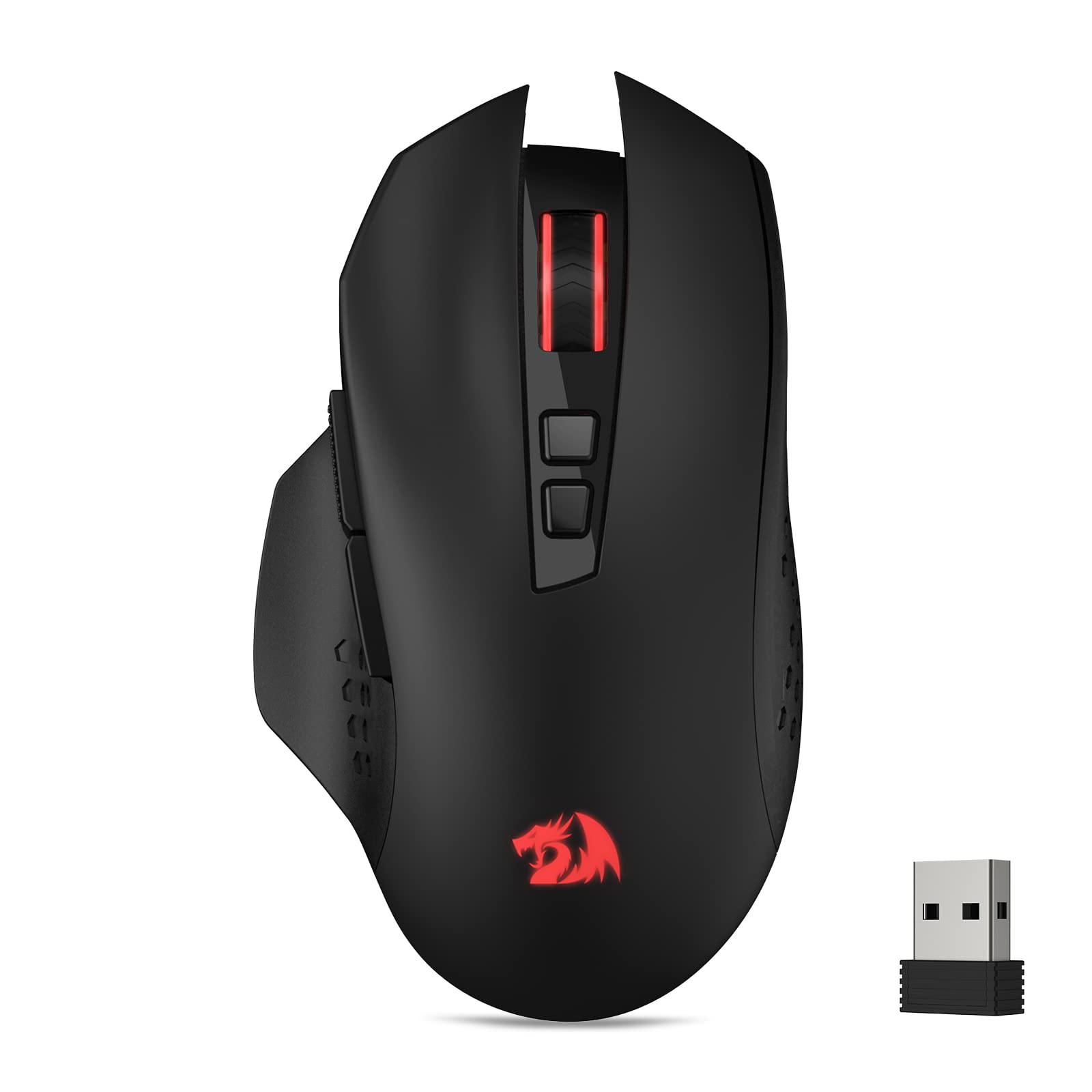 Redragon M656 Wireless Optical Gaming Mouse 4000 DPI Remapping Keys | Cable-Free