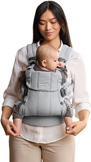 BabyBjörn Baby Carrier Harmony, Woven mélange, Light Grey