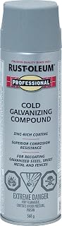 Professional Cold Galvanizing Compound Spray in Metal Silver
