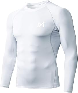MEETYOO Tee-Shirt Base Layer Compression Homme Running Fitness Sport Gym
