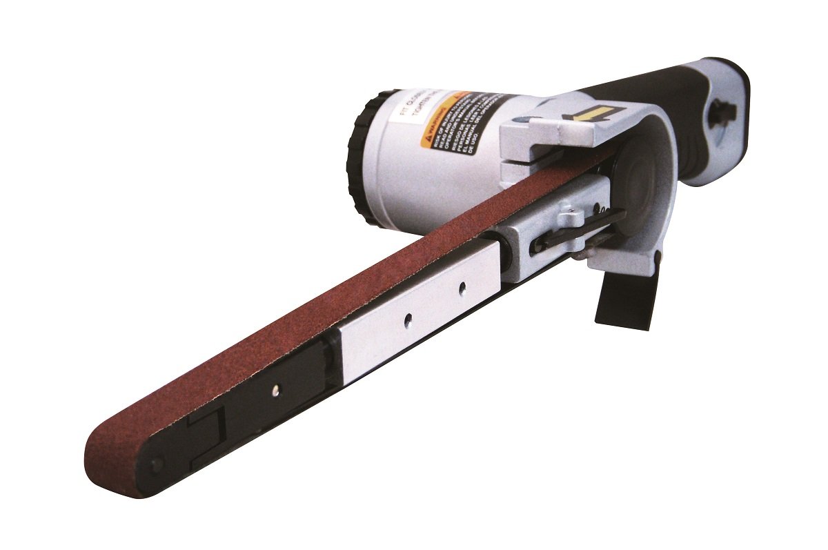 Astro Pneumatic 3037 Air Belt Sander (1/2" x 18") with 3pc Belts (#36, #40 & #60