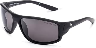 CLANDESTINE - Curve 1 Sunglasses Matte Black - Black Nylon Lenses and Plastic Frame - Sunglasses for Men and Women - With Smart Vision Technology - Better Vision and Lower Glare