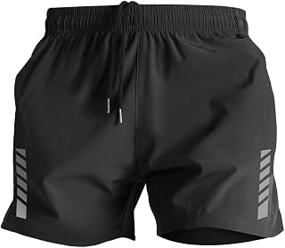 Men's Quick-Dry Athletic Shorts - Breathable, Lightweight, High Stretch