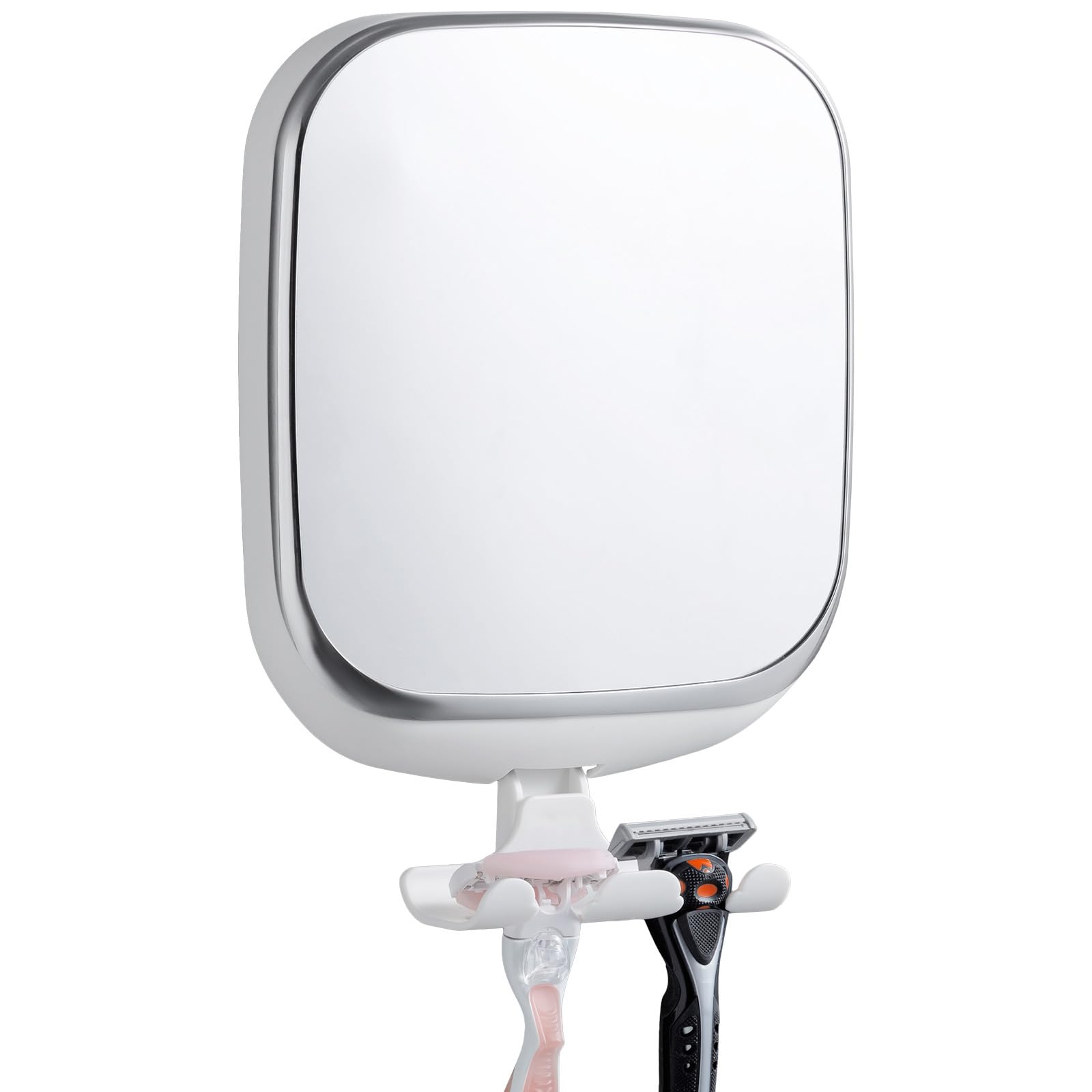 TAILI Shower Mirror Fogless for Shaving, Anti Fog Shaving Mirror with Razor Hold