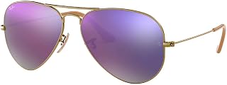 Ray-Ban Unisex RB3025 Aviator Sunglasses 55mm