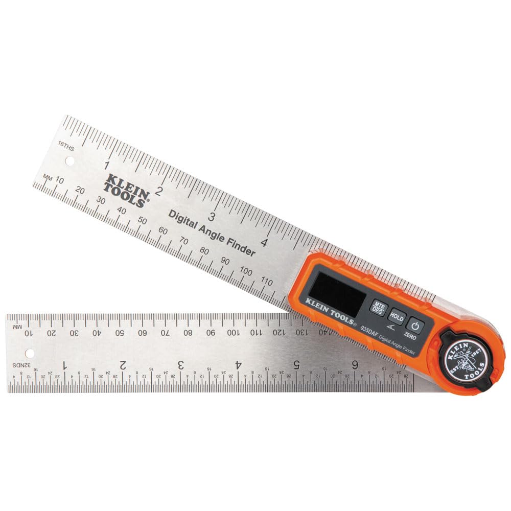 Klein Tools 935DAF Digital Angle Finder, Precision Measurements | Miter Saw Prot