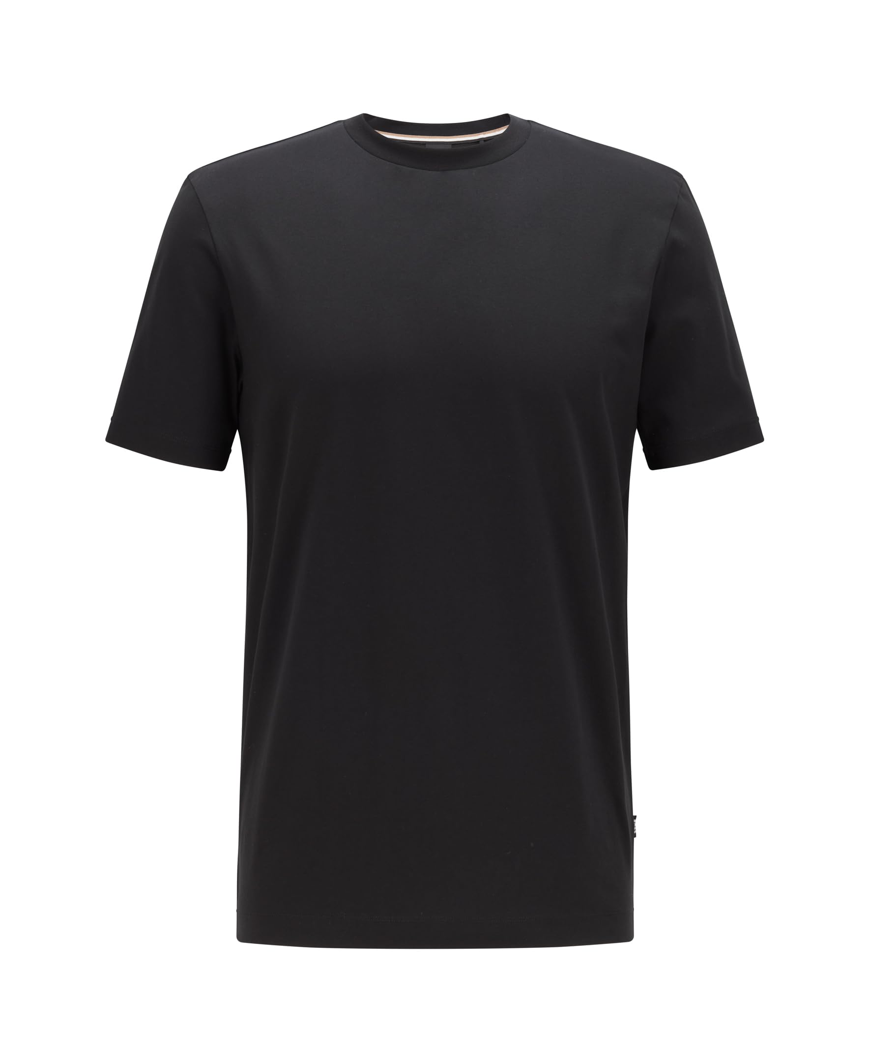 BOSS HUGO BOSS Men's Tiburt Short Sleeve Crewneck T-Shirt, black, L