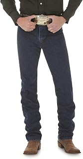 Wrangler Jeans 936 de corte vaquero para hombre, corte ajustado, prelavados, piedra oscura, 36 ancho x 29 largo, Piedra oscura, 36W x 32L