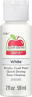 Apple Barrel Acrylic Paint in Assorted Colors (2 Ounce), 20503 White