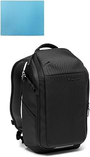 Manfrotto JP A00024BMB Camera Backpack, Advanced III, Compact Backpack, Capacity 4.9 gal (15.3 L), Mirrorless, Camera Bag, Photography Equipment Storage, Lightweight, Compatible with Laptops, Black