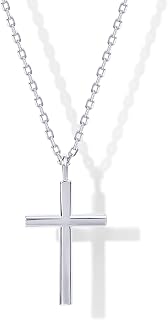 PAVOI 14K Gold Plated CZ Cross Necklaces for Women, Religious Pendant