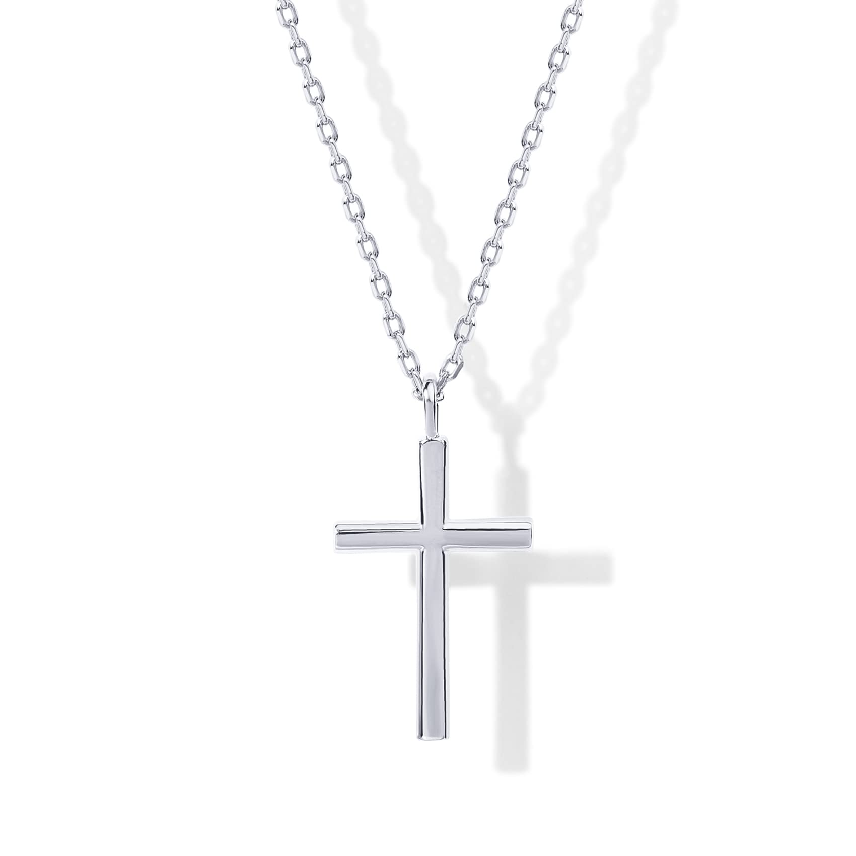 PAVOI 14K Gold Plated CZ Cross Necklaces for Women, Religious Pendant