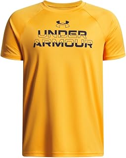 Under Armour Boys' Tech Split Wordmark Short Sleeve