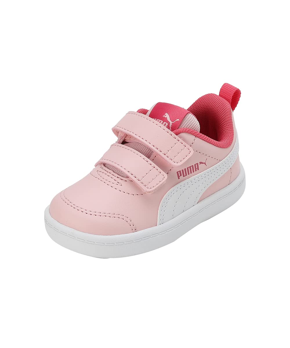 Puma Courtflex V2 V INF 371544 Girls' Trainers Dark Night Puma White
