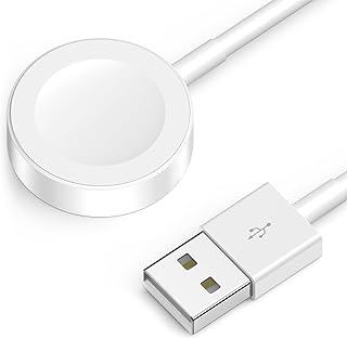 𝟐𝟎𝟐𝟔 𝐔𝐩𝐠𝐫𝐚𝐝𝐞𝐝 for Apple Watch Charger USB Magnetic Charging Cable Portable Wireless Charging Accessories Compatible with iWatch Series 12/11/10/9/8/7/6/5/4/3/2 SE-3.3FT