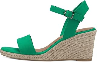Tamaris Women's 1-28300-42, Wedge Sandals, green, 42 EU