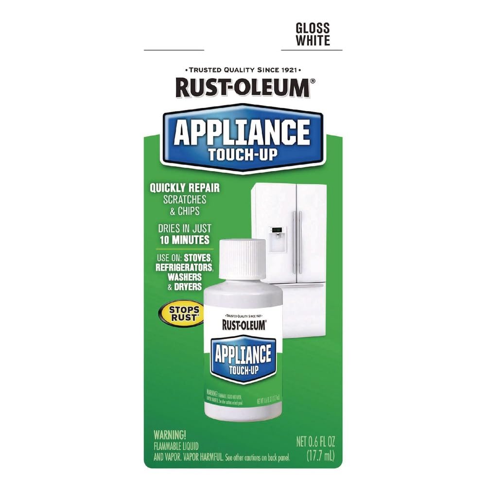 Rustoleum 203000 0.6 Oz White Specialty Appliance Epoxy Touch Up Paint