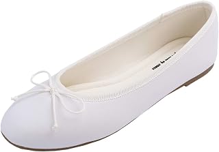 Feversole Napa Round Ballerina, Women's Classic Ballet Flats, Matt Balerina Shoes, Flat Women's Shoes