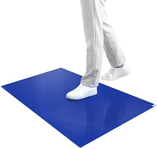SATECH Sticky/Tacky/Adhesive Mat 24" x 36" Blue (Case of 4 Mats,30 Sheets Each) for Cleanroom Laboratory Hospital Construction Pets