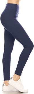 Leggings Depot Premium Quality Cotton Blend Stretch Jeggings with 2 Pockets
