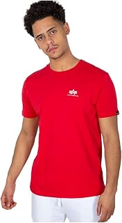 Alpha Industries Men's Basic T Small Logo Foil Print T-Shirt