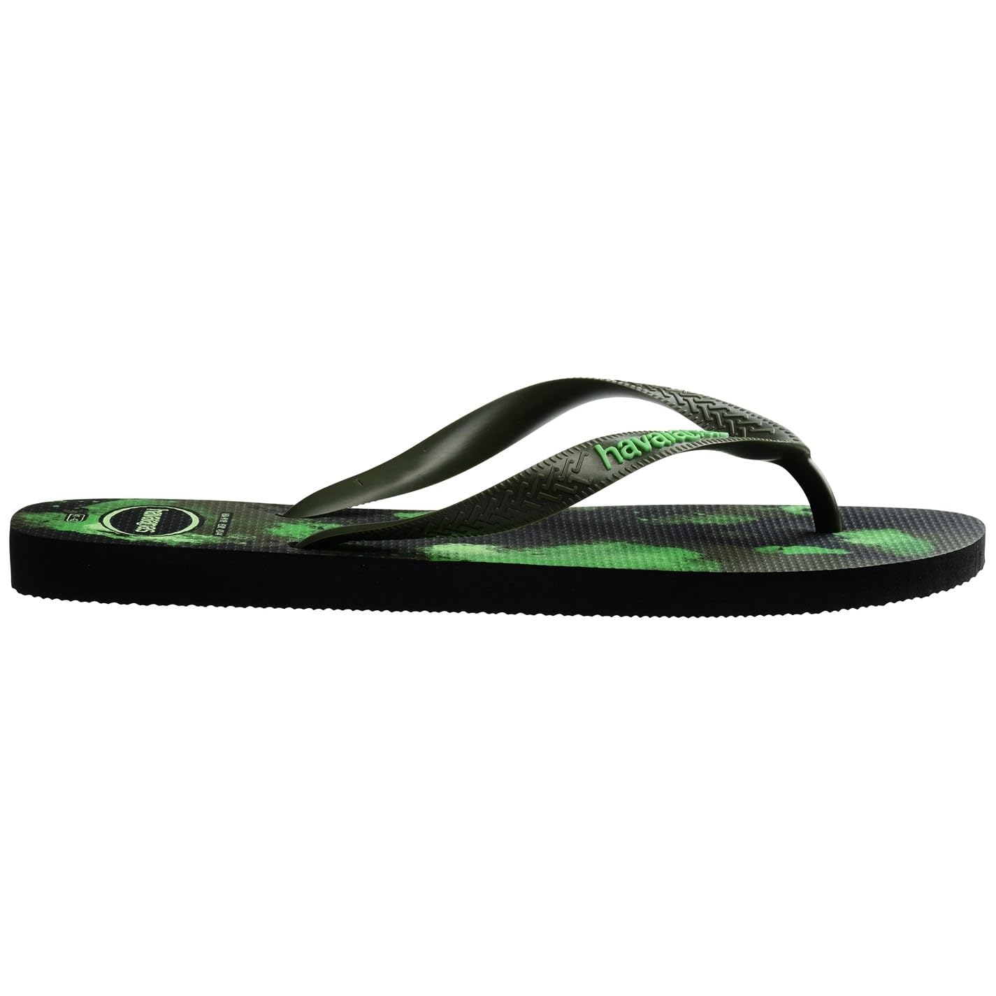 Havaianas HAV. Top Camu Black Moss 37 38 Flip Flops Womens