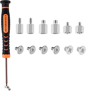 ASTARON M.2 SSD Screws Kit, Nvme M2 Screws Suitable for ASUS MSI Gigabyte NGFF Motherboard