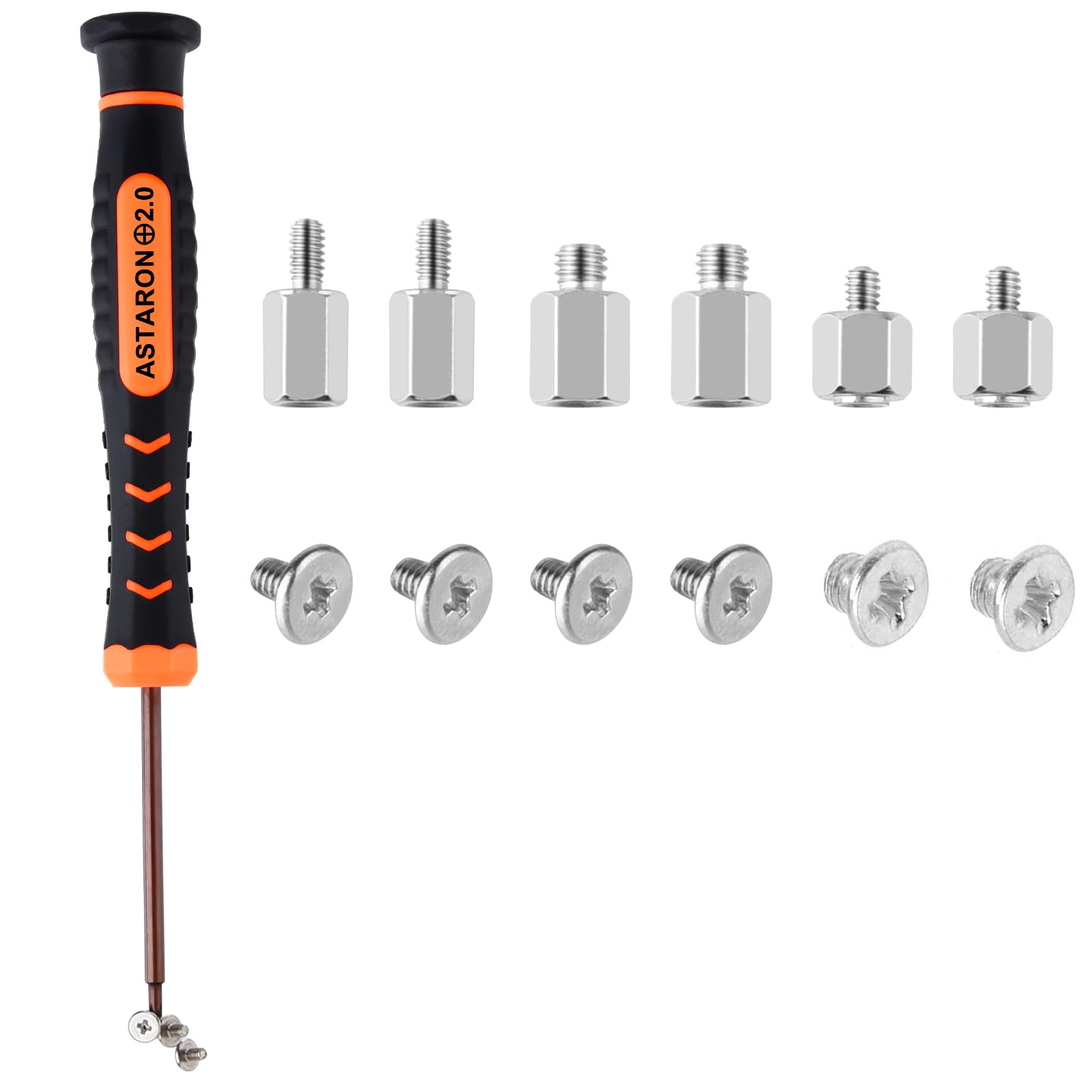 ASTARON M.2 SSD Screws Kit, Nvme M2 Screws Suitable for ASUS MSI Gigabyte NGFF M