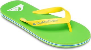 Quiksilver Molokai Men's Sandals, GREEN YELLOW, 45 EU