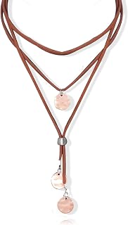 Bohemian Western Necklace for Women Country Concert Costume Nashville Style Choker Long Necklace