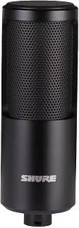 Shure SM4 Studio Recording Microphone, XLR Home Studio Condenser Microphone Optimized for Soft Vocals to Loud Instruments Mixed Ready Audio - All Metal Construction (SM4-K)