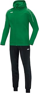 JAKO Classico M9450 Men's Polyester Tracksuit with Hood, Night Blue/Citro, XXL