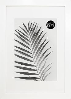 pf+a REAL GLASS White A4 For A5 Picture Photo Frame Wall & Tabletop