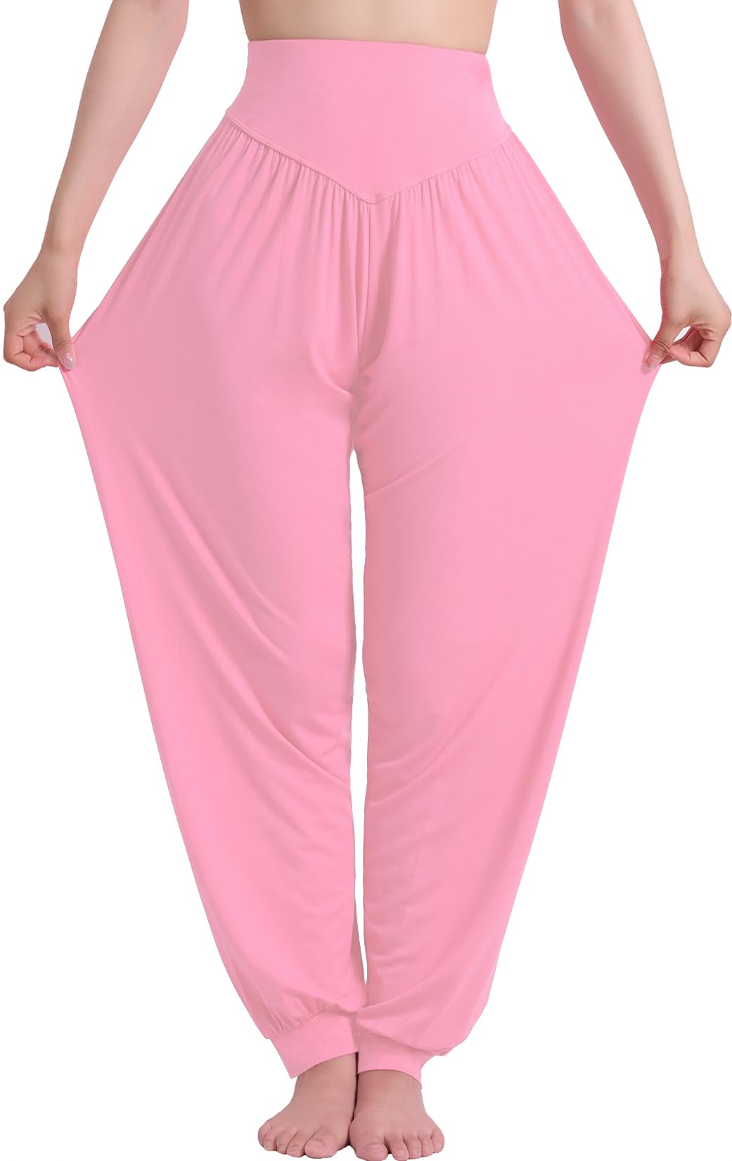 Hoerev Yoga / Pilates Trousers, Super Soft Modal Spandex, Harem