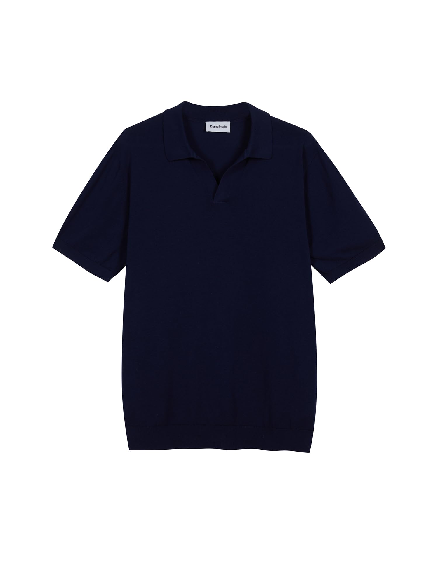 Diana Studio Polo In Cotone Fresco Senza Botttoni Cotton for Men