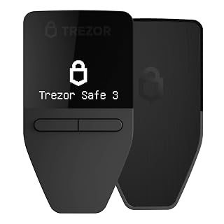 Trezor Safe 3 - Secured Crypto Hardware Portfolio - Buy, Store and Manage Digital Assets Easily and Securely (Cosmic Black)