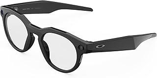 Meta Oakley, HSTN AI Glasses | HSTN Shiny Black, Prizm Clear