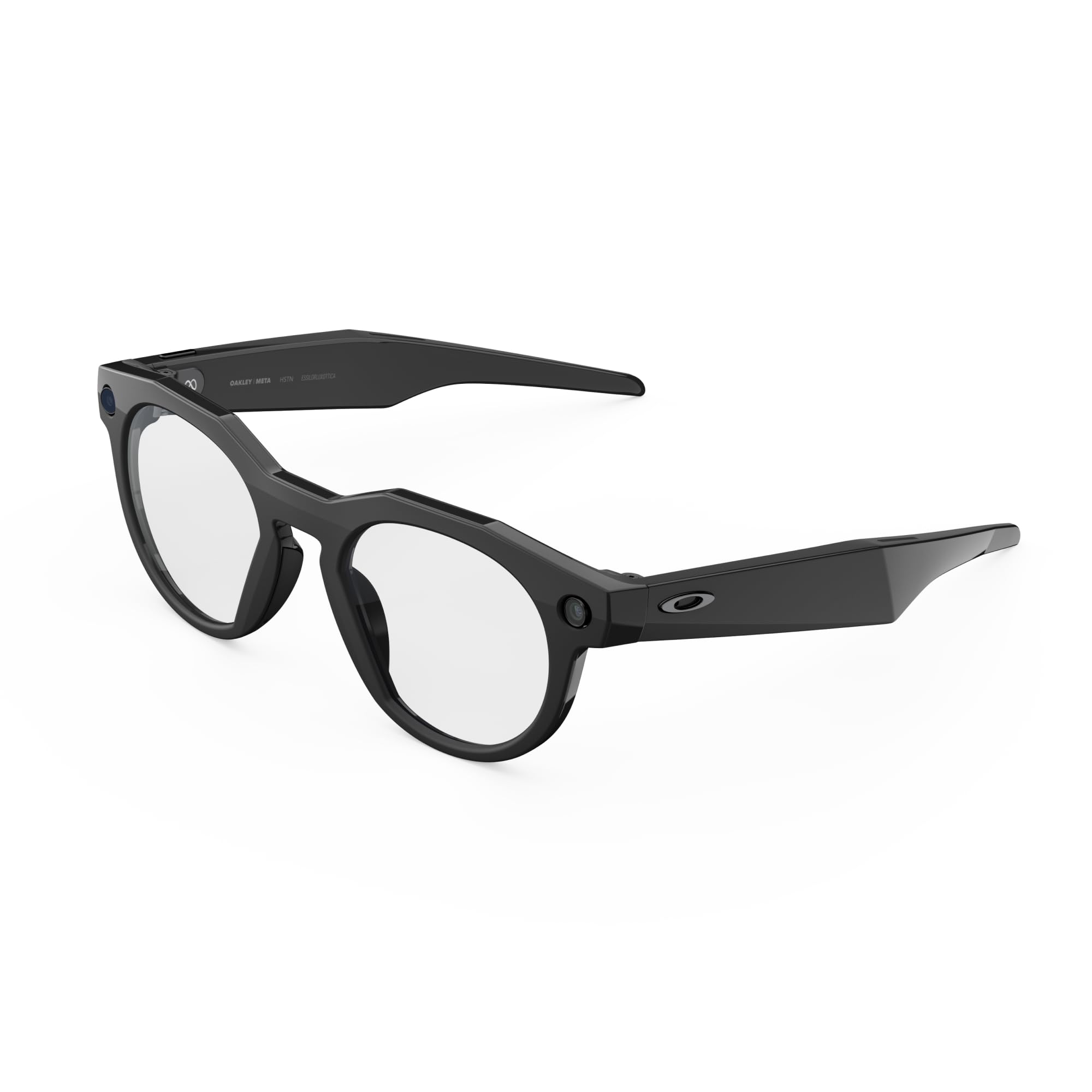Meta Oakley, HSTN AI Glasses | HSTN Shiny Black, Prizm Clear